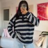 IMG_1156 Lindy Navy Striped Sweater