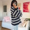 IMG_1158 Lindy Navy Striped Sweater