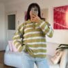 Lindy Green Striped Sweater
