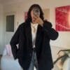 Ferya Black Oversize Blazer