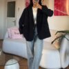 Ferya Black Oversize Blazer