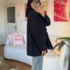 Ferya Navy Oversize Blazer