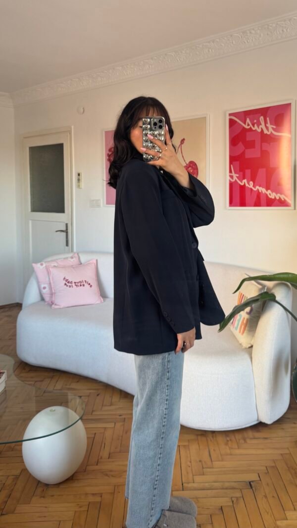 Ferya Navy Oversize Blazer