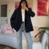 Ferya Navy Oversize Blazer