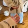 Vilora Beige Premuim Quality Tranchecoat