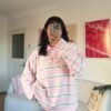 Lindy Baby Pink Striped Sweater