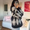 Remy Baklava Black/Grey Sweater