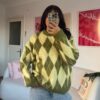 Remy Baklava Green/Yellow Sweater