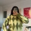 Remy Baklava Green/Yellow Sweater