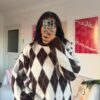 Remy Baklava Brown/White Sweater