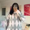 Remy Baklava Baby Pink/Grey Sweater