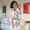 Remy Baklava Baby Pink/Grey Sweater