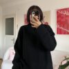 Charlotte Black Sweatshirt