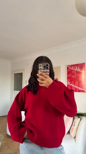 Sandy Red Sweater
