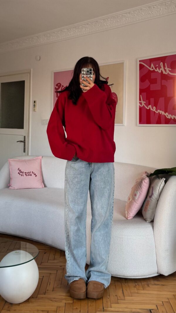 Sandy Red Sweater