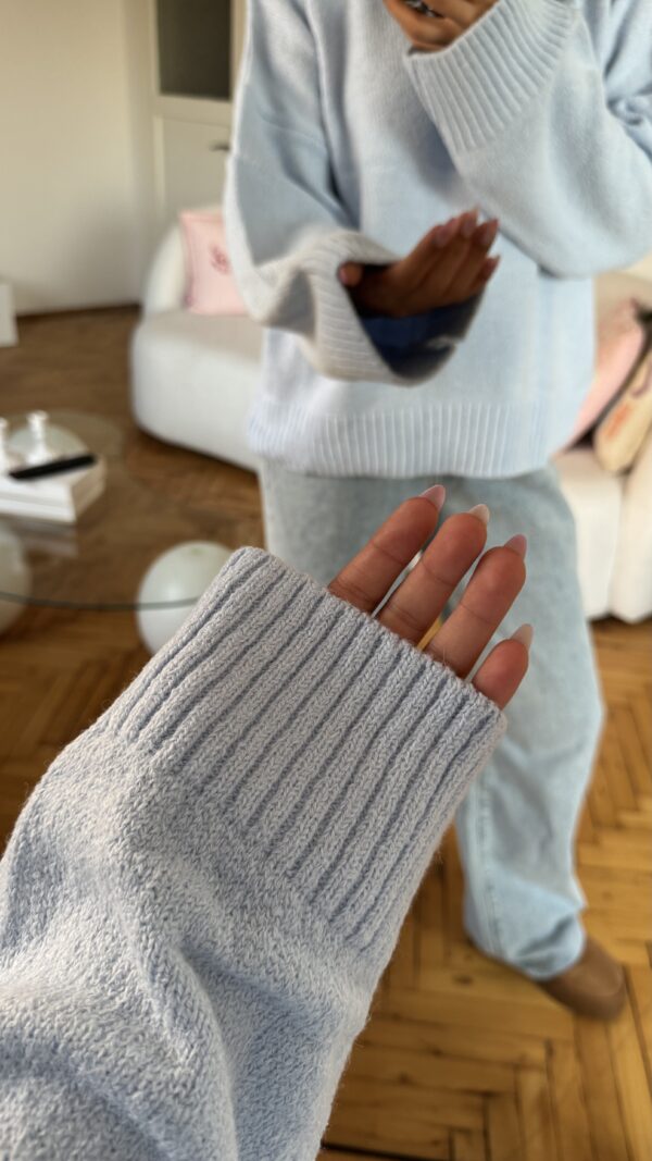 Sandy Baby Blue Sweater