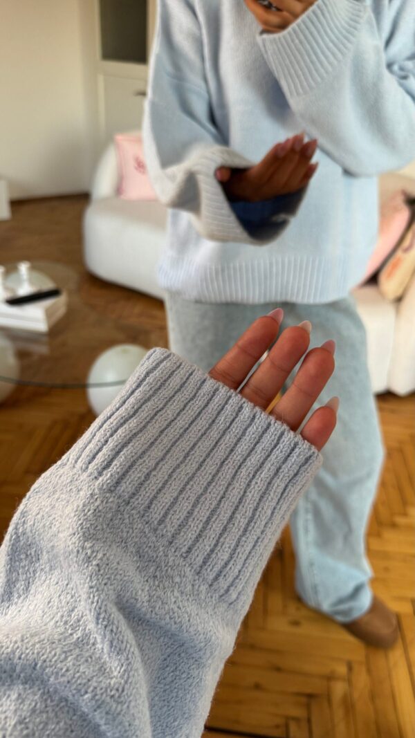 Sandy Baby Blue Sweater