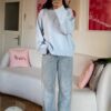 Sandy Baby Blue Sweater