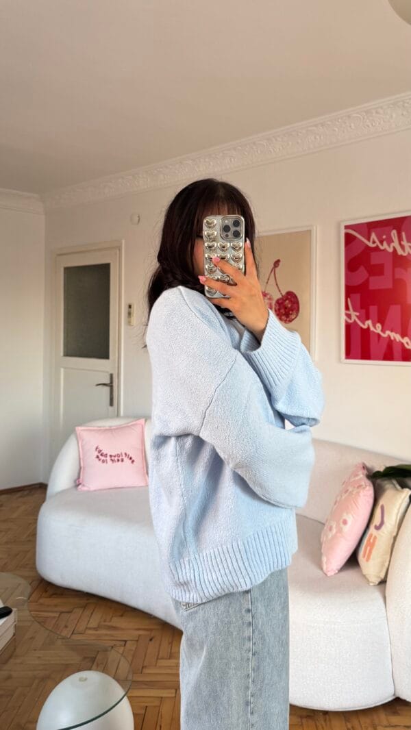 Sandy Baby Blue Sweater