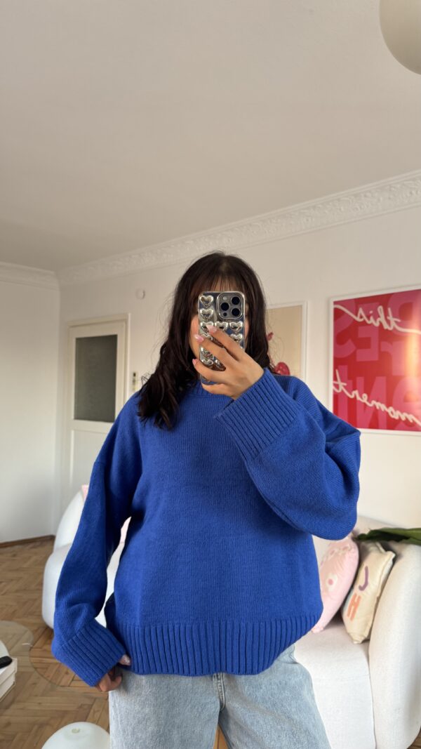 Sandy Sax Blue Sweater