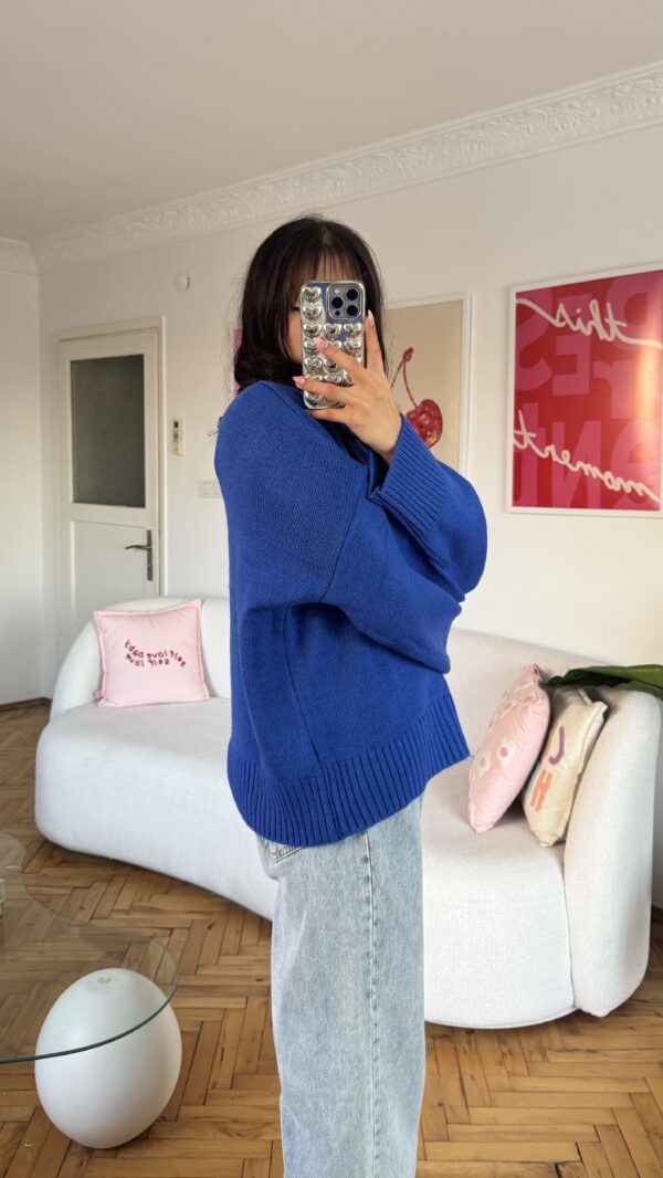 Sandy Sax Blue Sweater