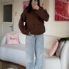Sandy Dark Brown Sweater
