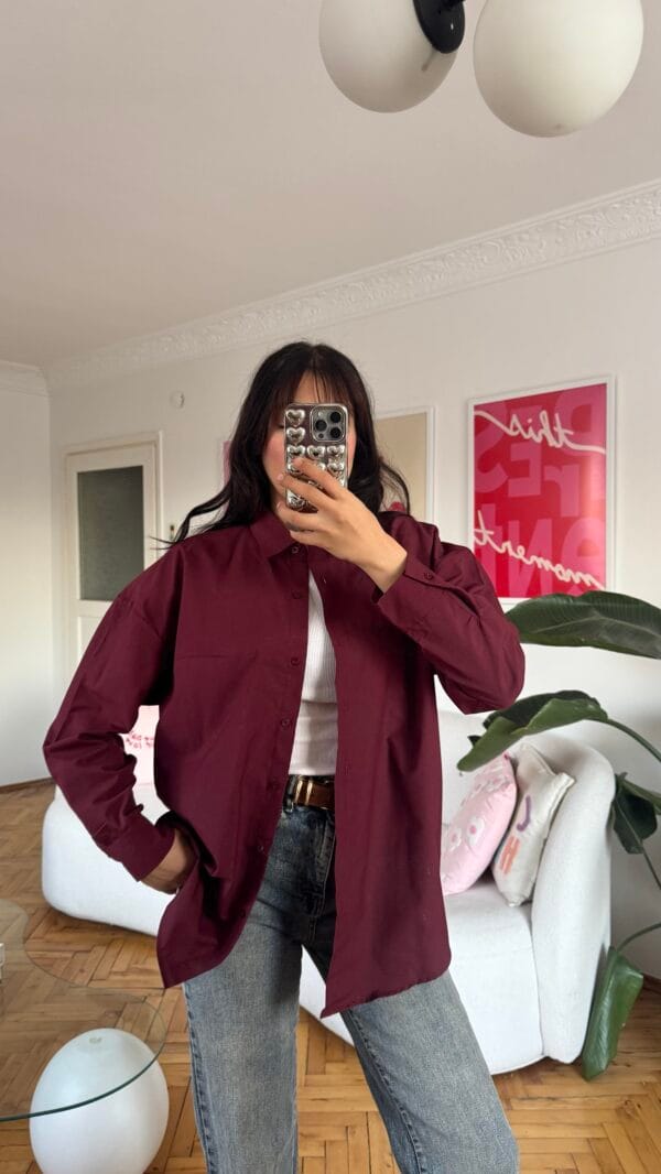 Chester Burgundy Shirt