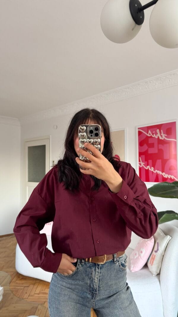 Chester Burgundy Shirt