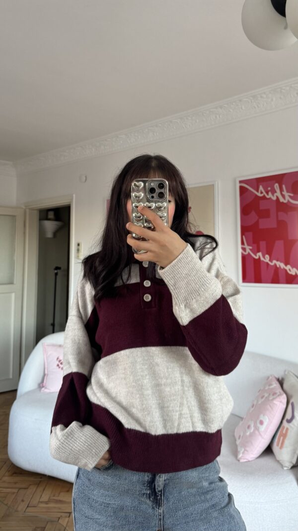 Sisi Burgundy Sweater