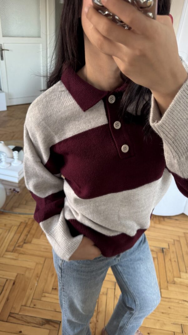 Sisi Burgundy Sweater