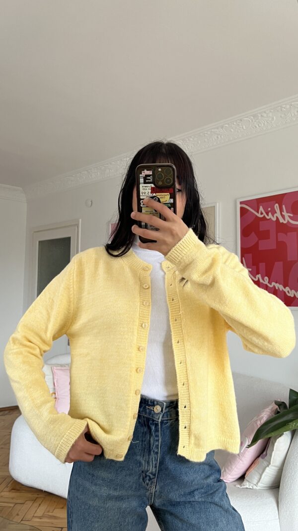 Eliora Butter Yellow Cardigan
