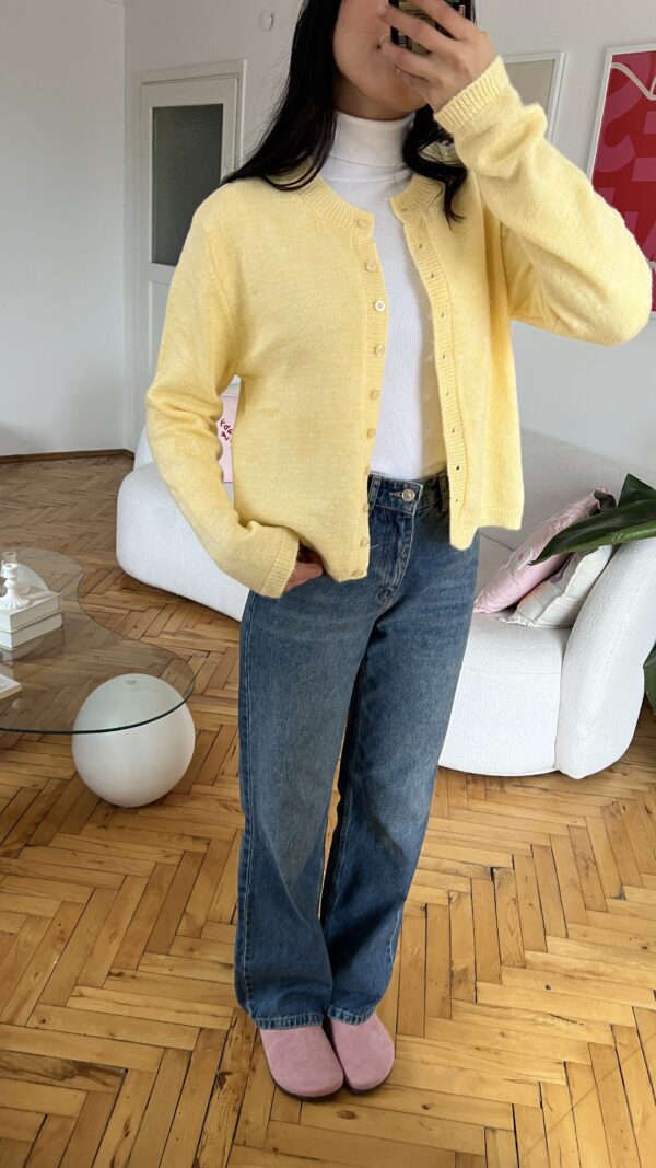 Eliora Butter Yellow Cardigan