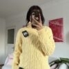 Snoozy Yellow Turtle Neck Sweater