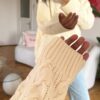 Barox Creamy Oversize Sweater