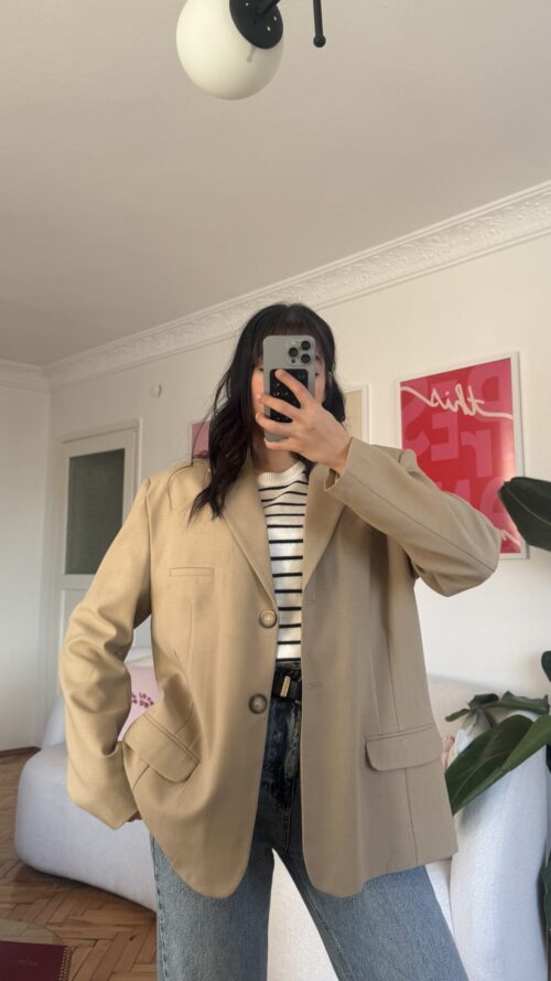 Vivian Beige Blazer
