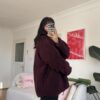 Pinterest Teddy Burgundy Jacket