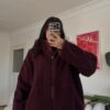 Pinterest Teddy Burgundy Jacket