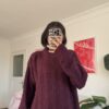 New Amelia Burgundy Sweater
