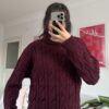 Snoozy Burgundy Turtle Neck Sweater