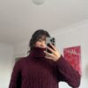 Snoozy Burgundy Turtle Neck Sweater