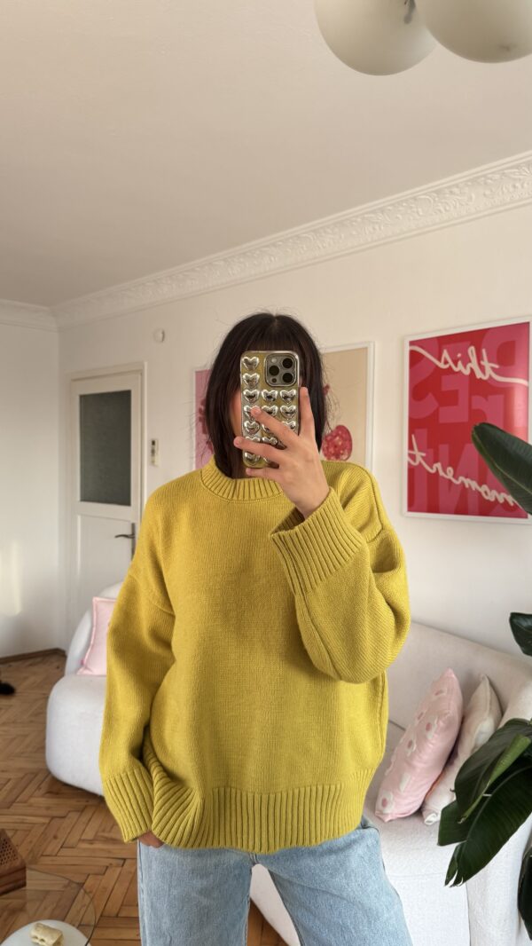 Sandy Pistachio Green Sweater