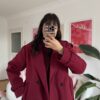 Stella Burgundy Coat Premuim Quality