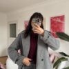 Stella Light Grey Coat Premuim Quality