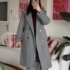 Stella Light Grey Coat Premuim Quality