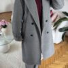 Stella Light Grey Coat Premuim Quality