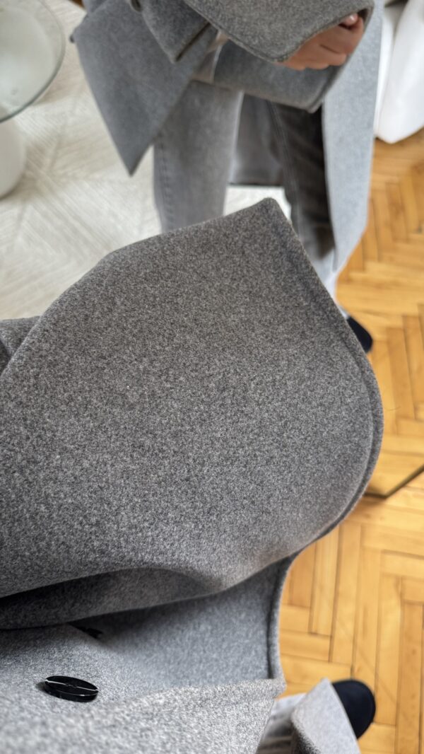 Stella Light Grey Coat Premuim Quality