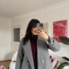 Stella Light Grey Coat Premuim Quality