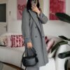 Stella Light Grey Coat Premuim Quality