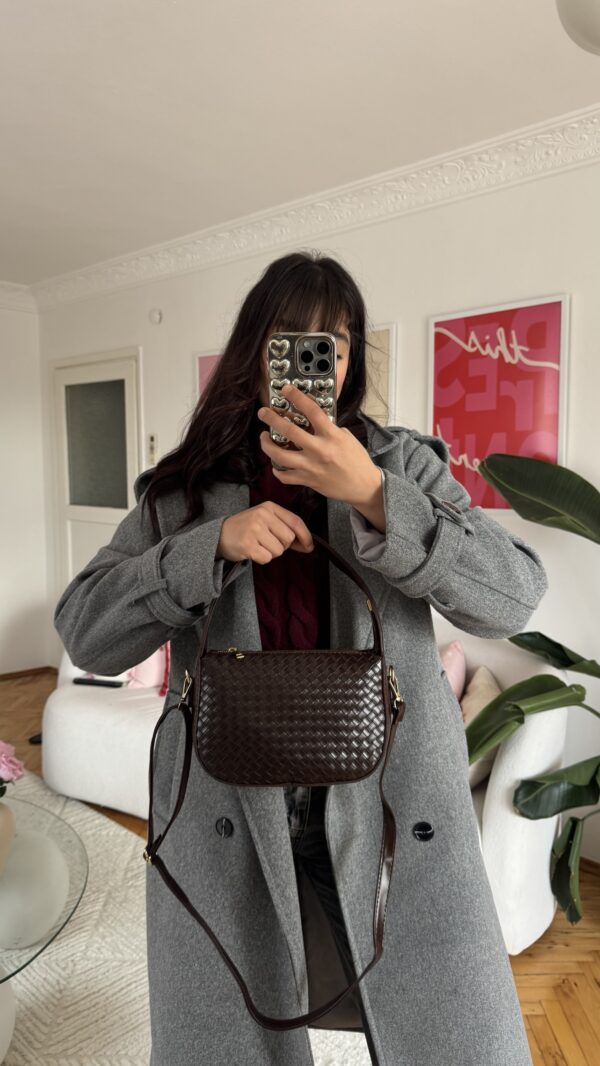 img_0258 Croco Dark Brown Bag