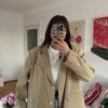Ferya Mint Green Oversize Blazer